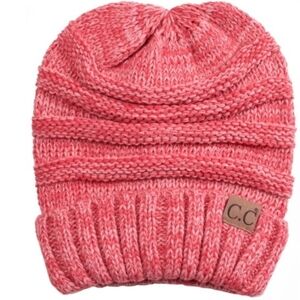 C.C. Four Thread Knit Foldover Beanie